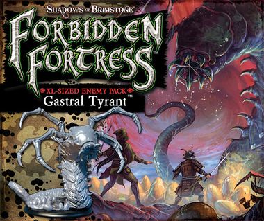 Shadows of Brimstone: Gastral Tyrant Enemy Pack board game cover