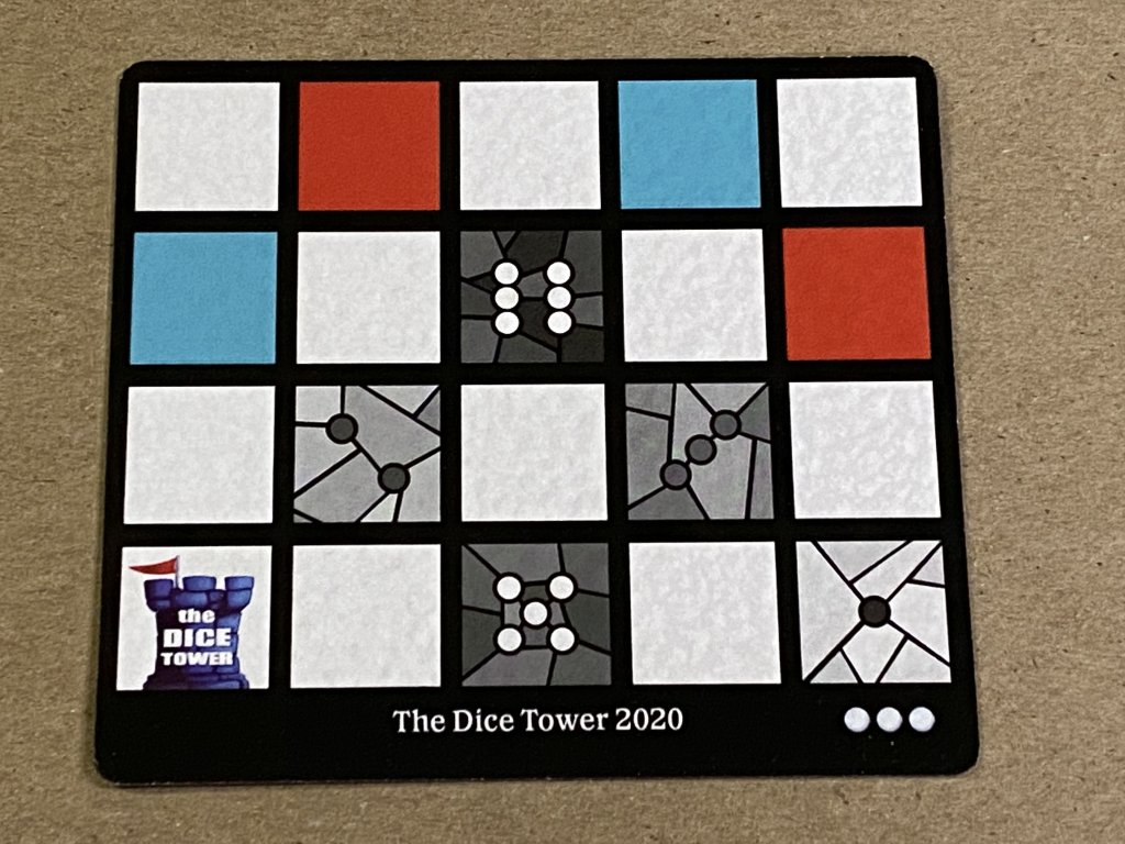 Sagrada: Promo 10 – Dice Tower 2020 Window Pattern Card board game cover