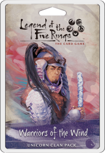 Legend of the Five Rings: The Card Game – Warriors of the Wind: Unicorn Clan Pack board game cover