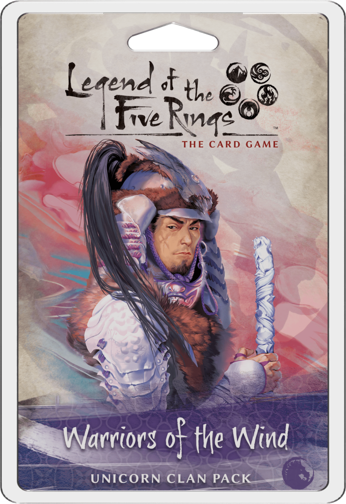 Legend of the Five Rings: The Card Game – Warriors of the Wind: Unicorn Clan Pack board game cover