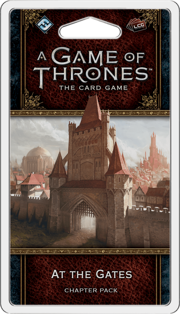 A Game of Thrones: The Card Game (Second Edition) – At the Gates board game cover