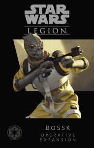 Star Wars: Legion – Bossk Operative Expansion board game cover