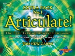 Articulate: Extra Pack No. 1 board game cover