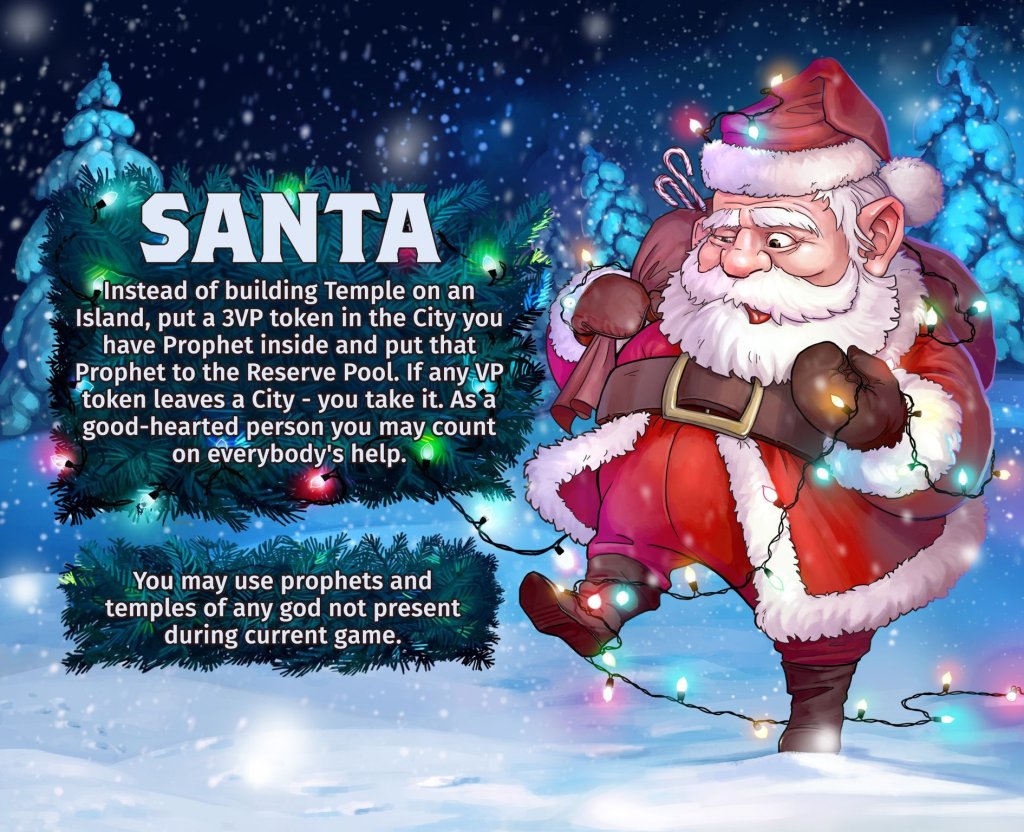 Flick of Faith: Santa God Promo board game cover