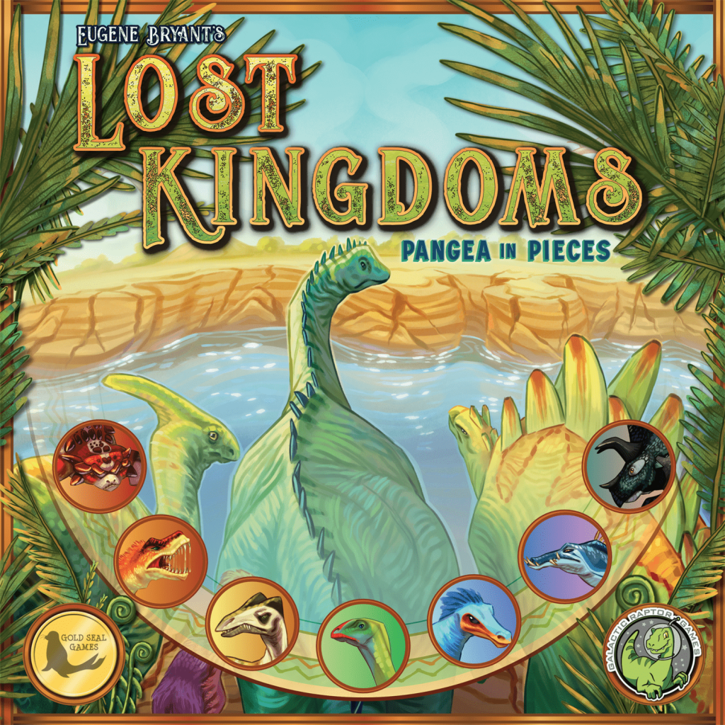 Lost Kingdoms: Pangea in Pieces board game cover