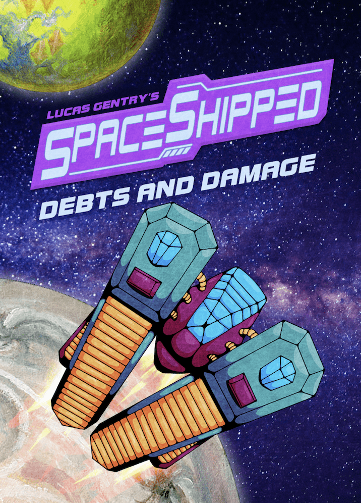 SpaceShipped: Debts and Damage board game cover