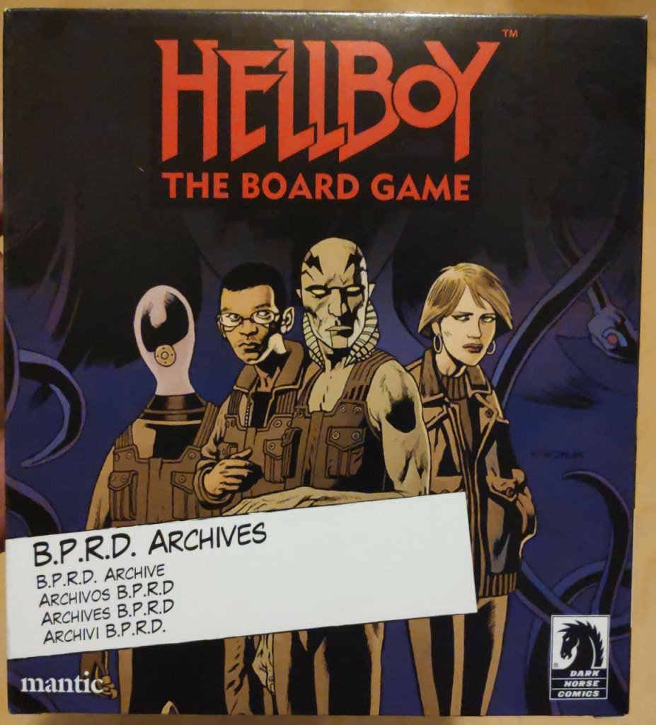 Hellboy: The Board Game – BPRD Archives board game cover