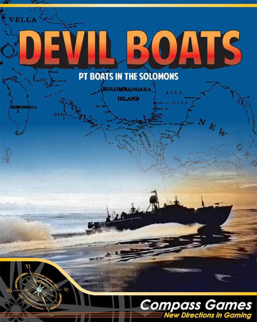 Devil Boats: PT Boats in the Solomons board game cover
