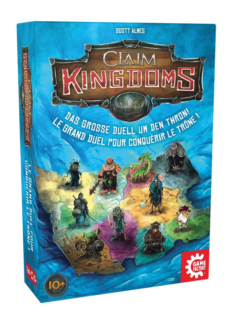 Claim Kingdoms: Das grosse Duell um den Thron! board game cover