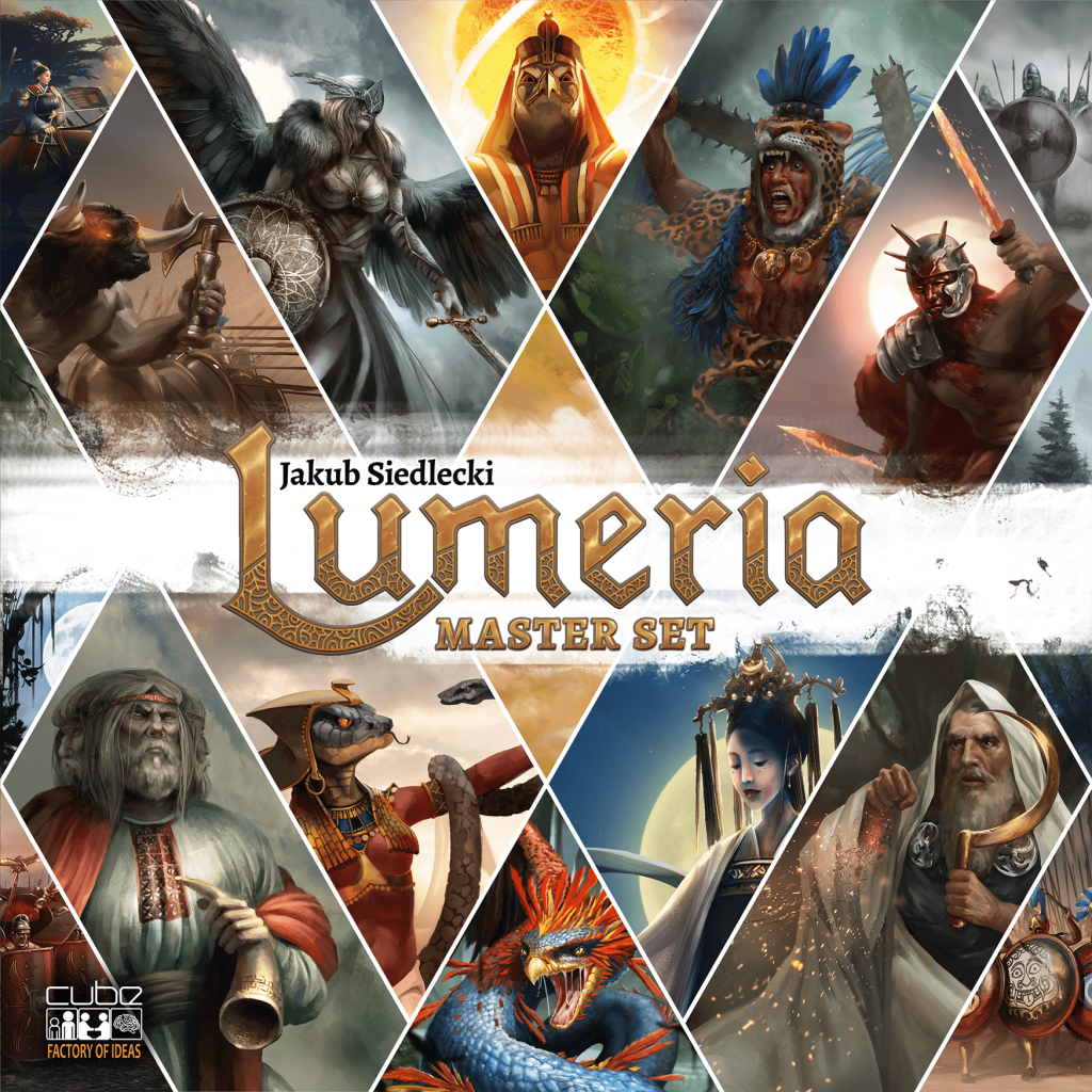 Lumeria: War of the Gods board game cover