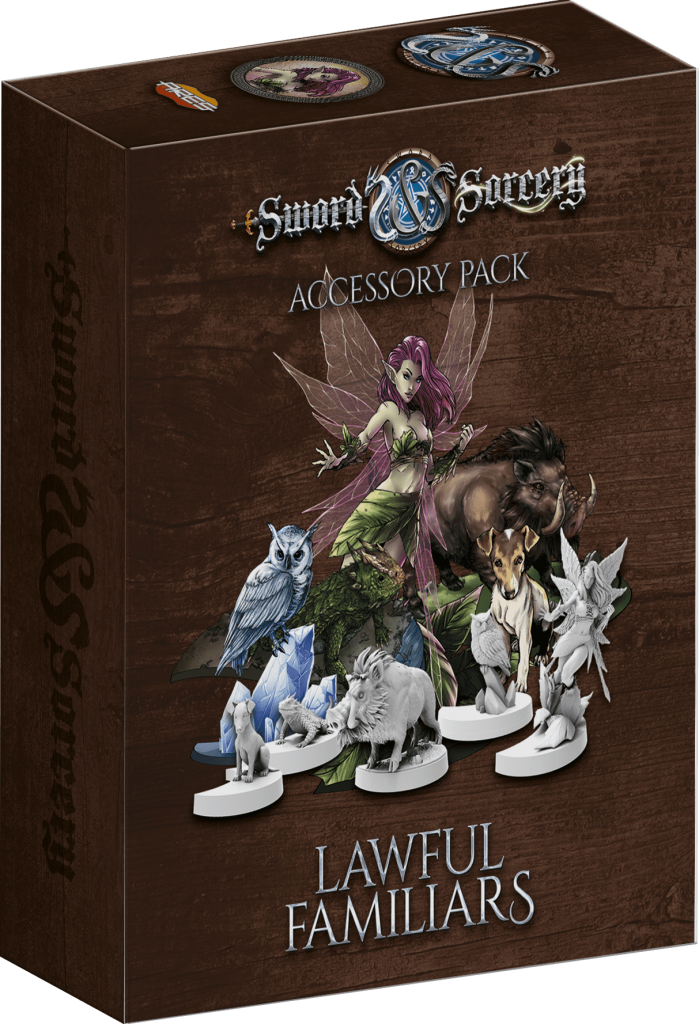 Sword & Sorcery: Ancient Chronicles – Lawful Familiars board game cover