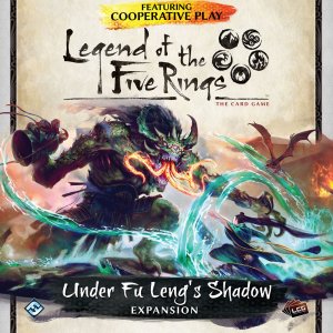 Legend of the Five Rings: The Card Game – Under Fu Leng’s Shadow board game cover