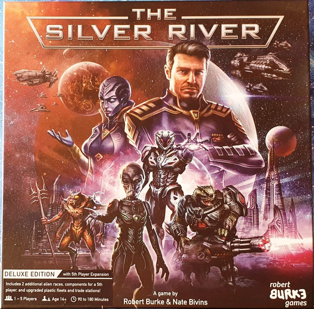 The Silver River: Deluxe Edition board game cover