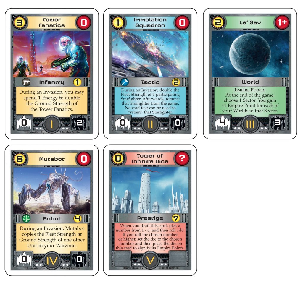 Core Worlds: Dice Tower Season 11 Kickstarter Promo board game cover