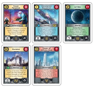 Core Worlds: Dice Tower Season 11 Kickstarter Promo board game cover