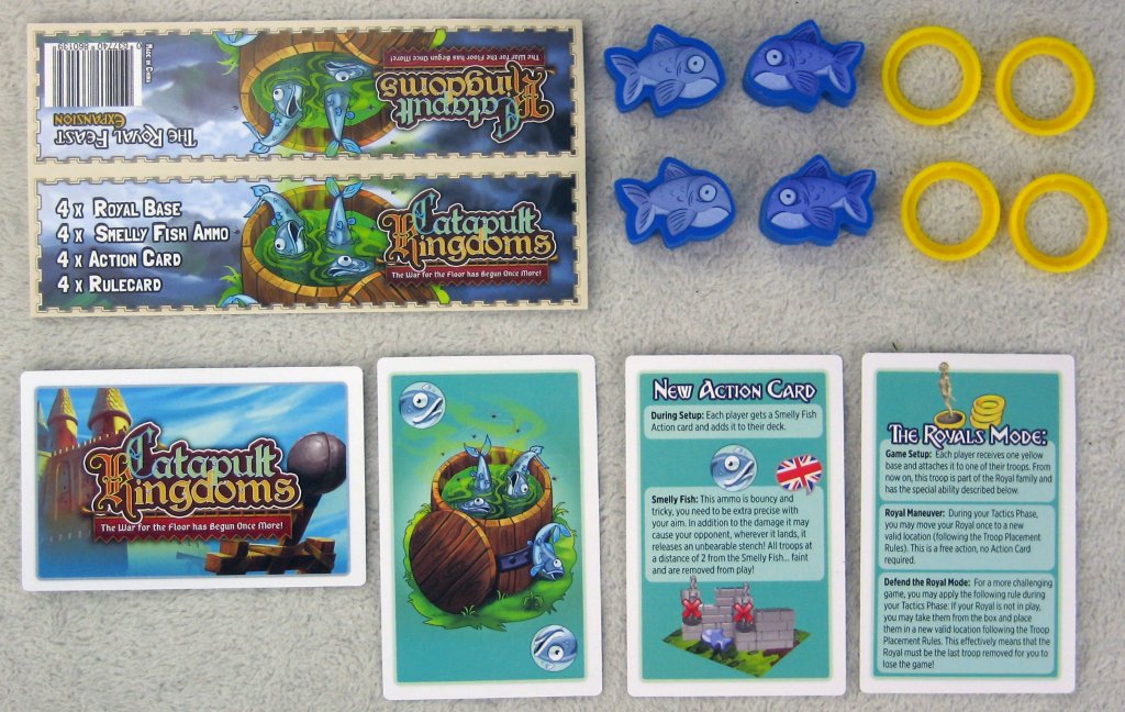 Catapult Feud: The Royal Feast Expansion board game cover