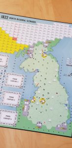 1822 Scotland Medium Regional and North Regional scenario board set board game cover