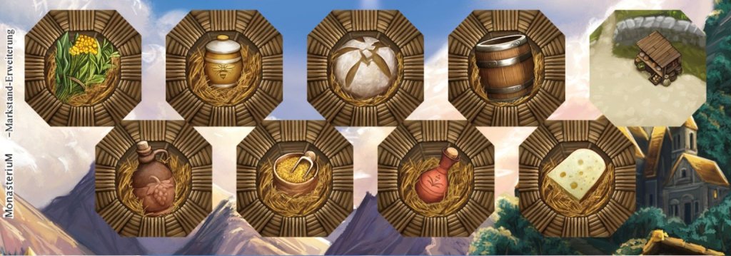 Monasterium: Market Stall board game cover