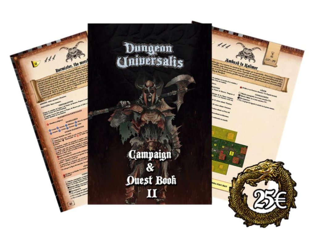 Dungeon Universalis: Campaign & Quest Book II board game cover