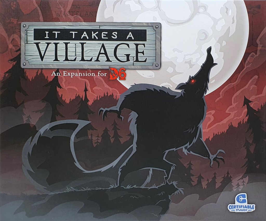 D6: It Takes A Village board game cover