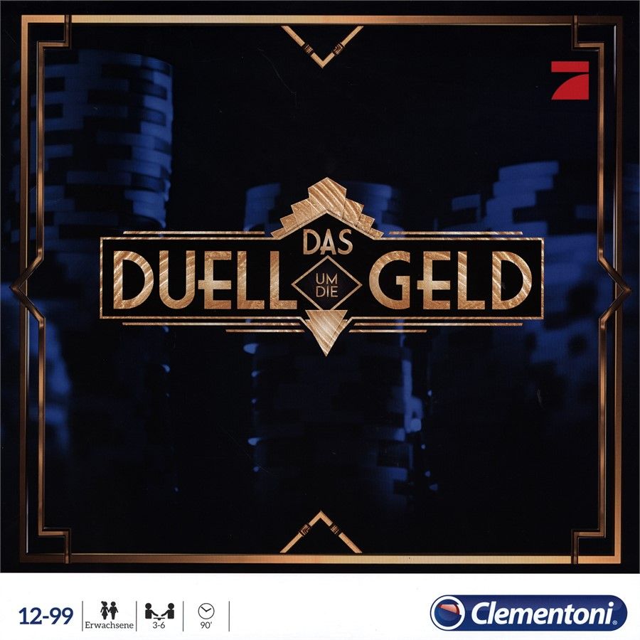 Das Duell um die Geld board game cover