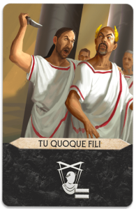 7 Wonders Duel: Agora – Tu Quoque Fili Promo Card board game cover