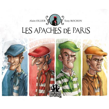 Les Apaches de Paris board game cover