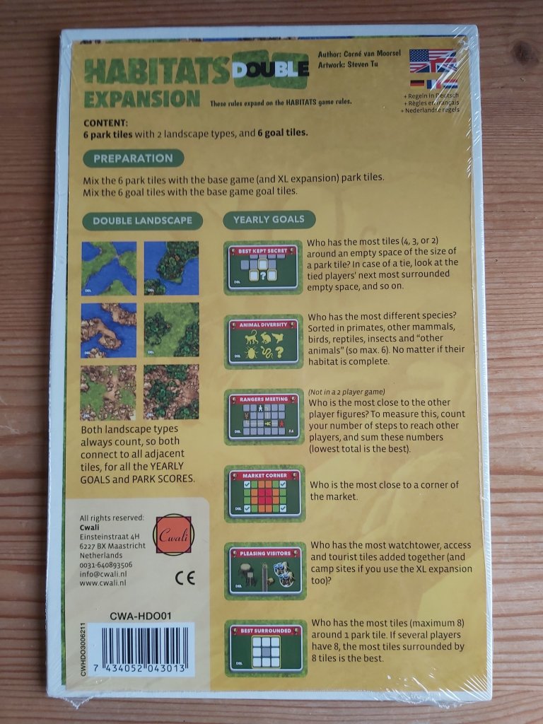 Habitats: Double Expansion board game cover