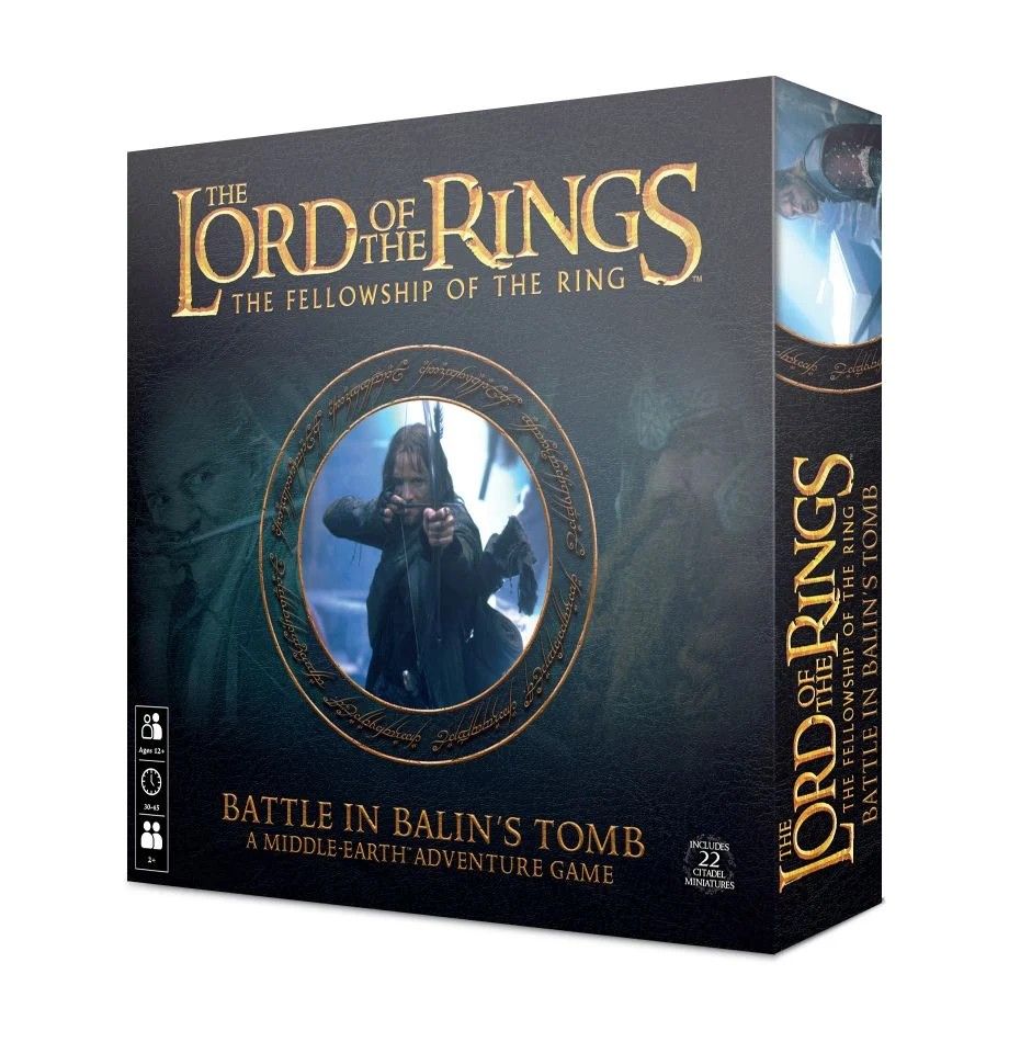 The Lord of the Rings: The Fellowship of the Ring – Battle in Balin’s Tomb board game cover