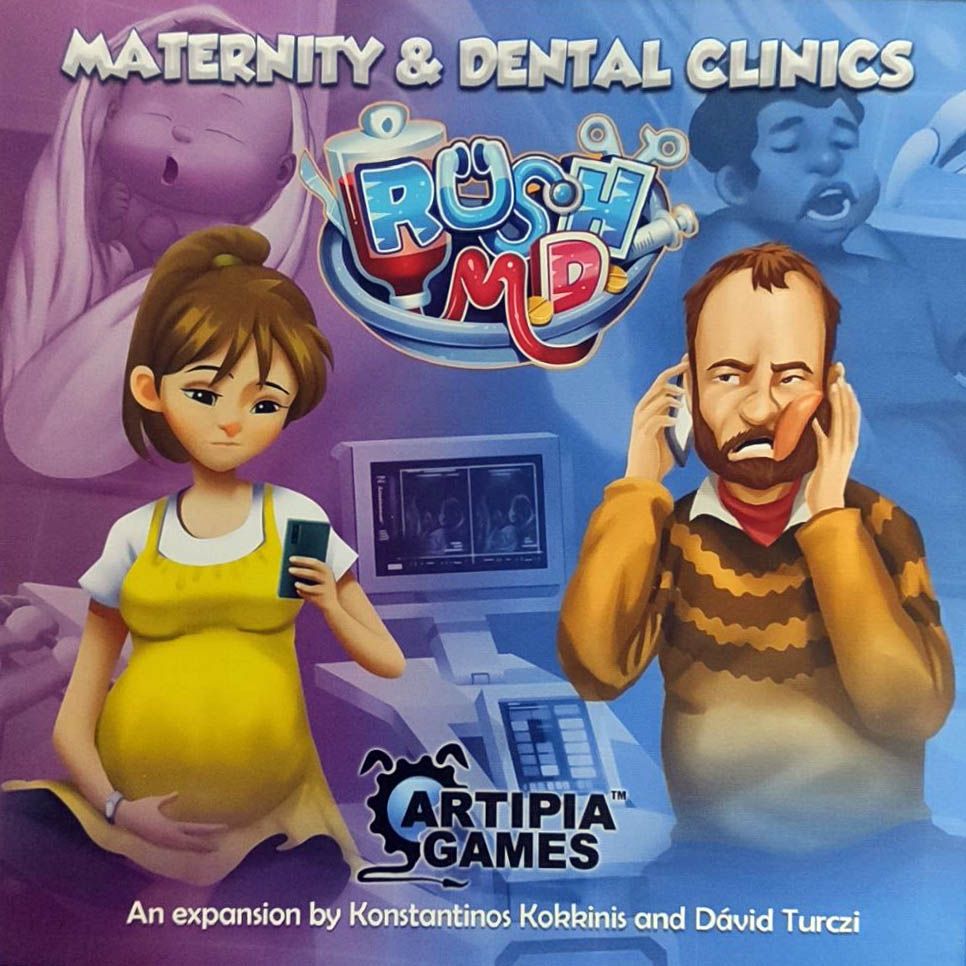 Rush M.D.: Maternity & Dental Clinics board game cover