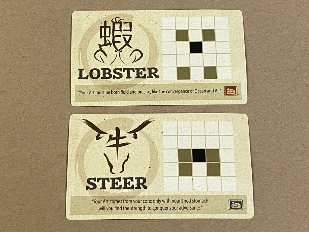 Onitama: Steer and Lobster Promo Cards board game cover