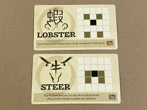 Onitama: Steer and Lobster Promo Cards board game cover