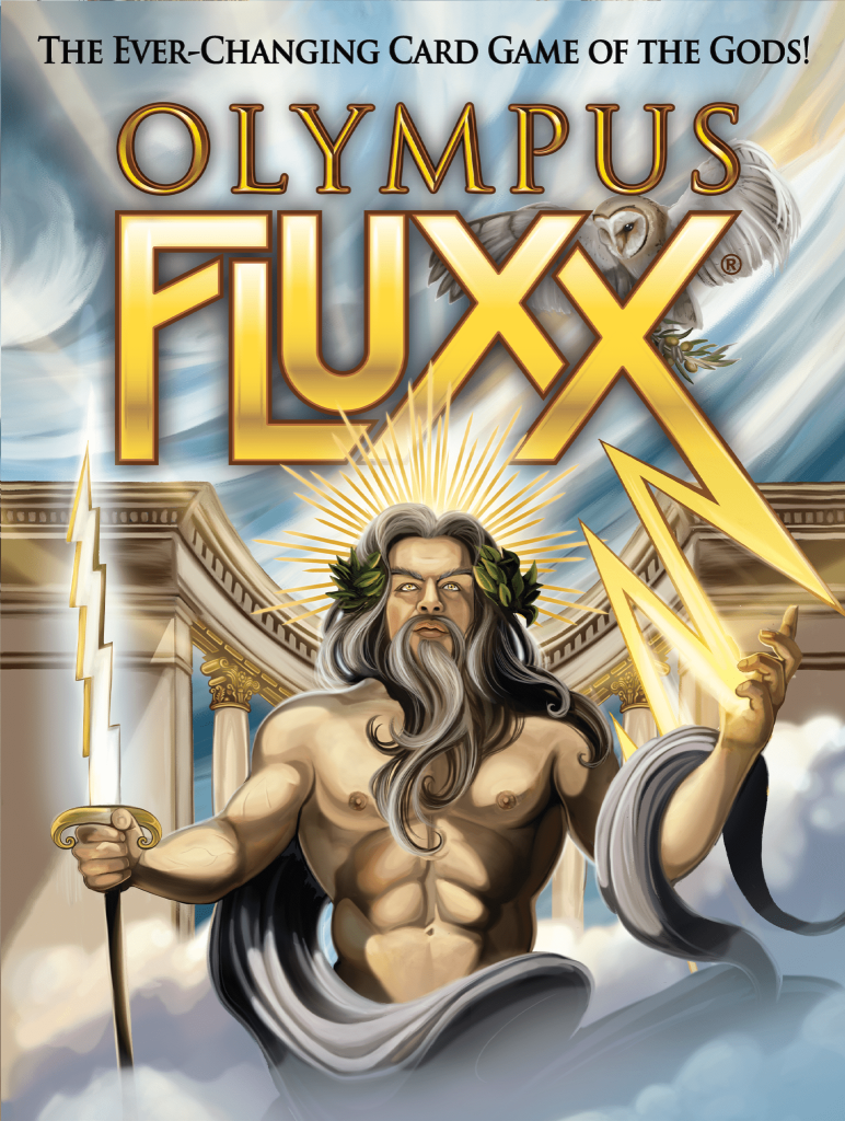 Olympus Fluxx board game cover