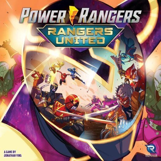 Power Rangers: Heroes of the Grid – Rangers United board game cover