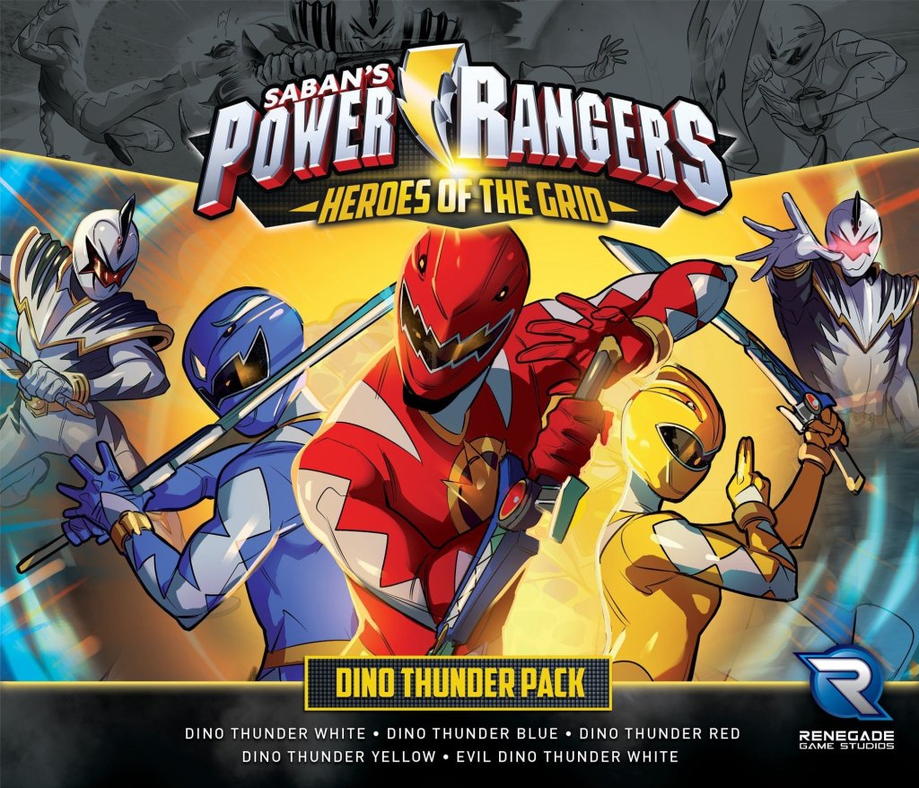 Power Rangers: Heroes of the Grid – Dino Thunder Pack board game cover