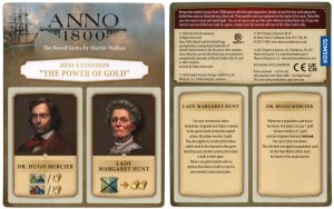 Anno 1800: The Power of Gold Mini-Expansion board game cover