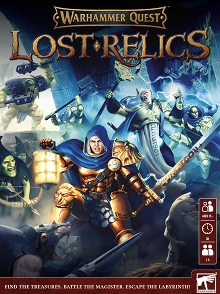 Warhammer Quest: Lost Relics board game cover