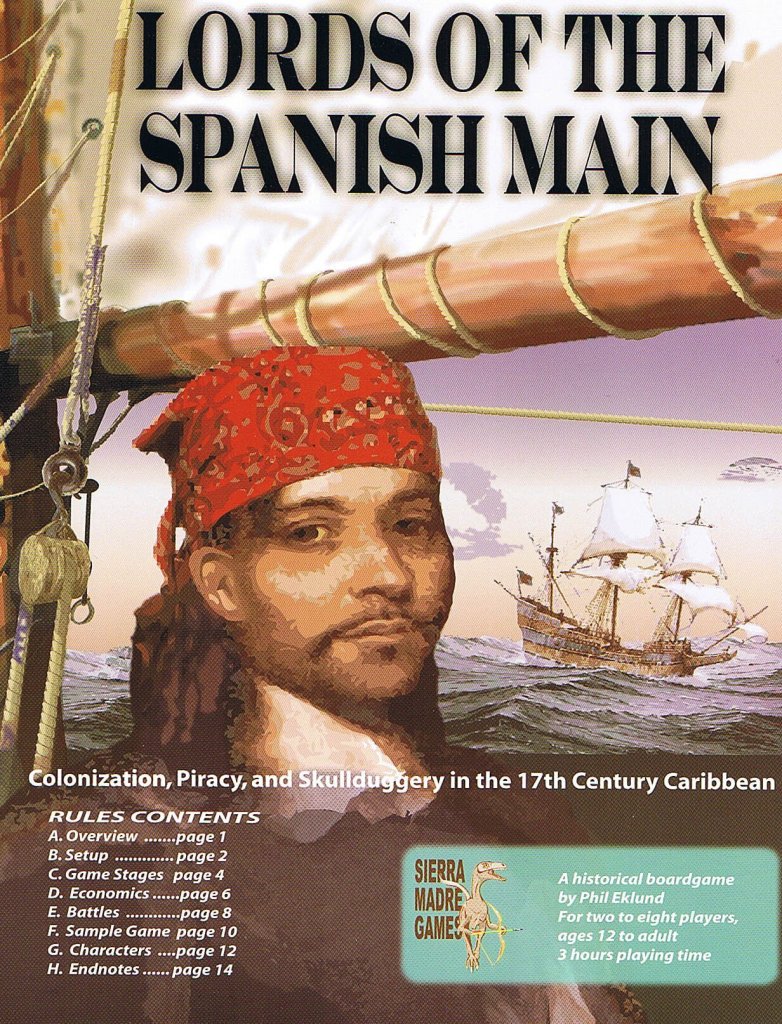 Lords of the Spanish Main board game cover