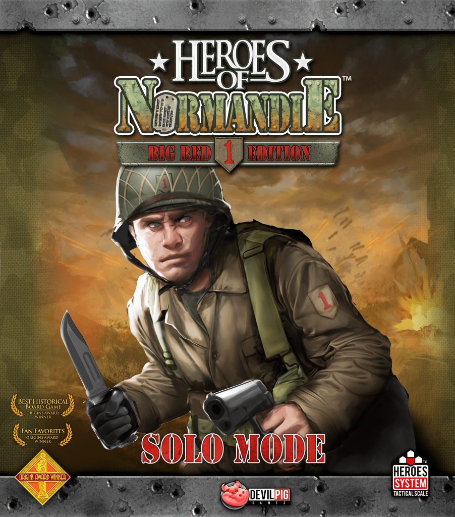 Heroes of Normandie: Big Red One Edition – Solo Mode board game cover