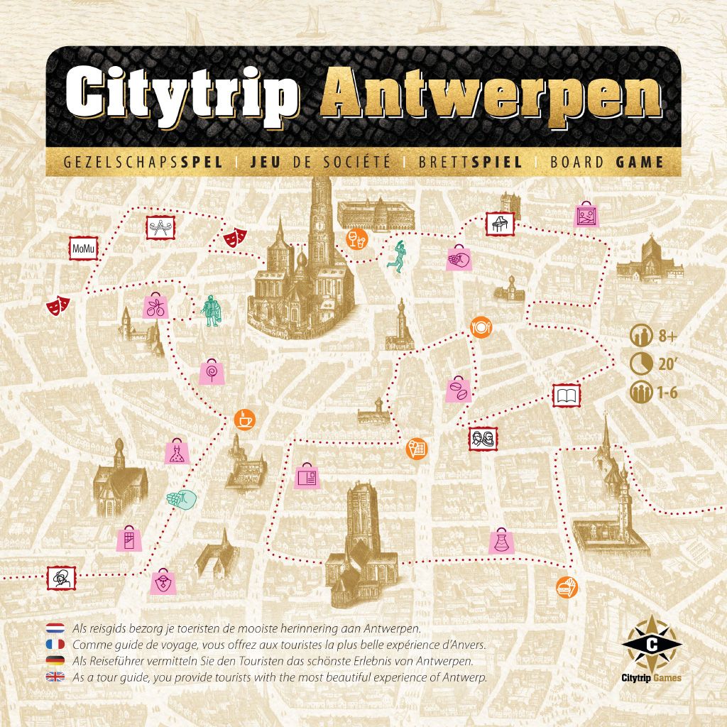 Citytrip Antwerpen board game cover