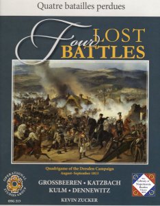 Four Lost Battles (2nd Edition): Quadrigame of the Dresden Campaign board game cover