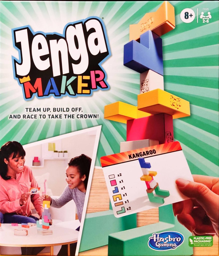 Jenga Maker board game cover