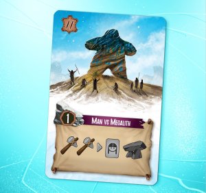 Endless Winter: Man VS Megalith Promo Card board game cover
