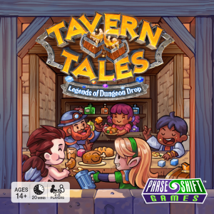 Tavern Tales: Legends of Dungeon Drop board game cover