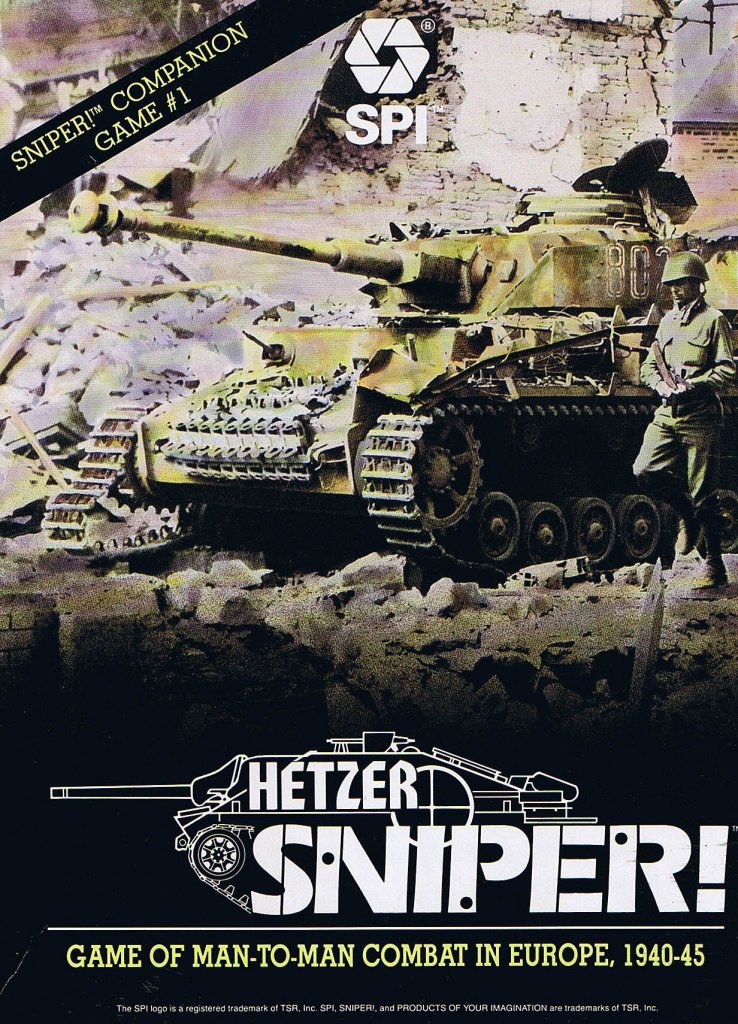 Hetzer Sniper!: Sniper Companion Game #1 board game cover