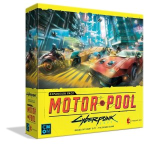 Cyberpunk 2077: Gangs of Night City – Motor Pool board game cover