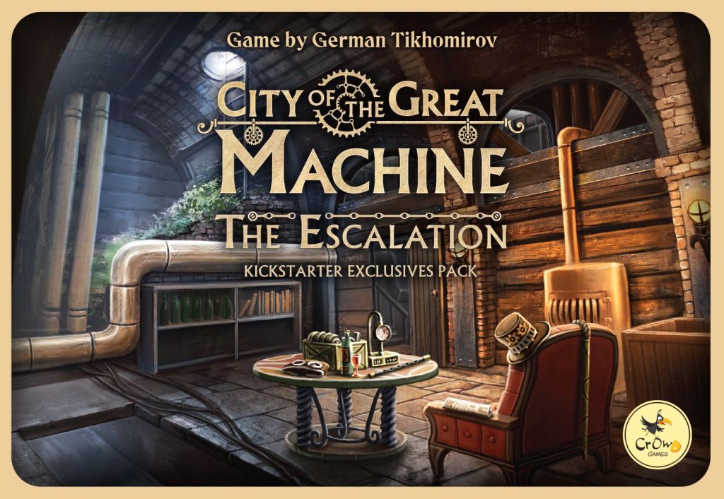 City of the Great Machine: The Escalation Kickstarter Exclusives board game cover