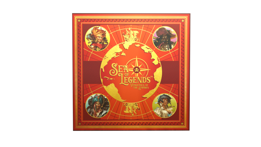 Sea of Legends: Vengeance of the Empires board game cover