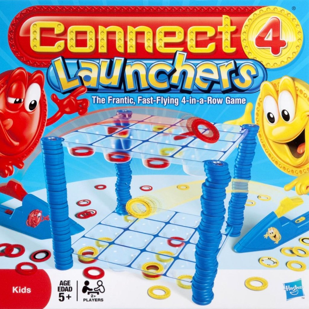 Connect 4 Launchers board game cover