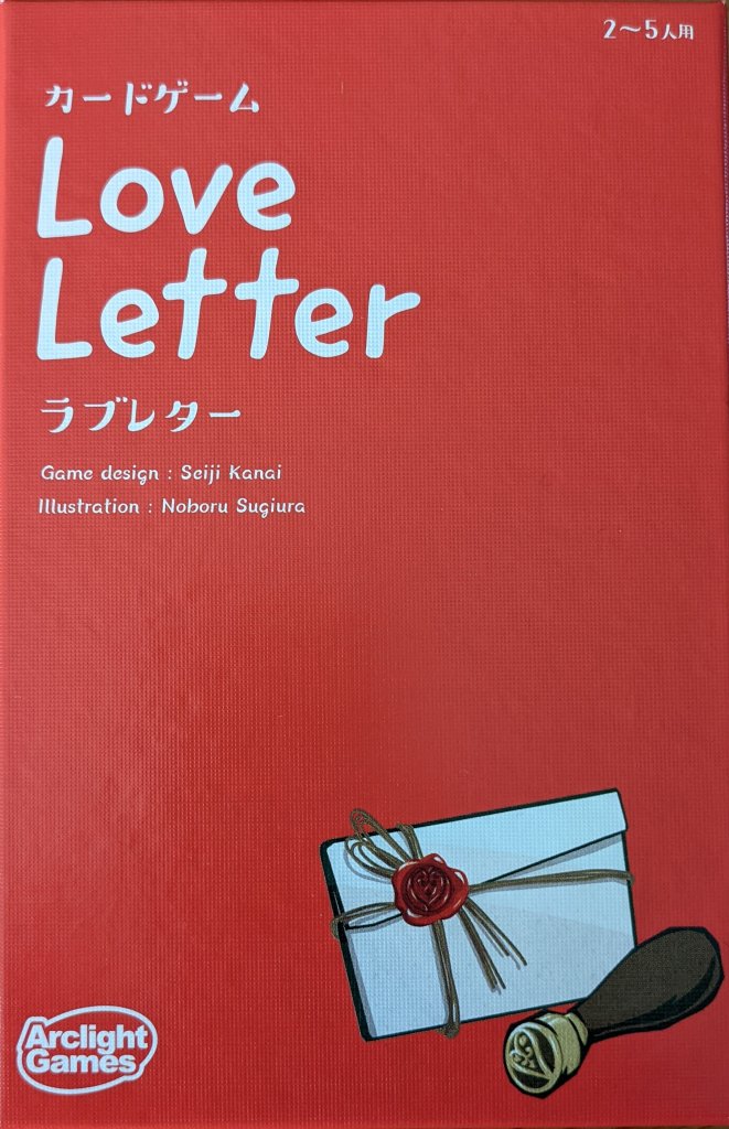 Love Letter: 2nd Edition board game cover